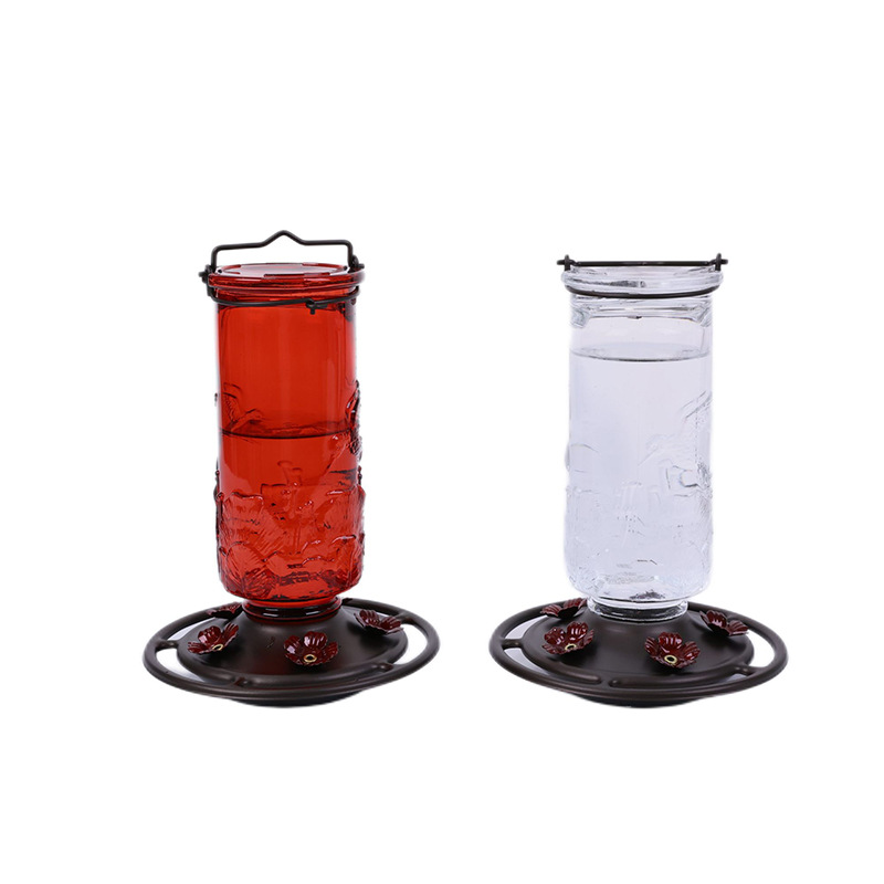Hanging Bird Food Dispenser Large Capacity Wild Bird Bird Feeding Station